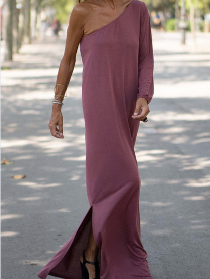 ROSA | ONE SHOULDER MAXI